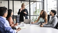 Executives in a meeting 