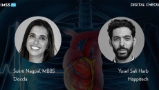 Sukrti Nagpal, Doccla, and Yosef Safi Harb, Happitech_Heart and ECG Photo illustration by Mohammed Haneefa Nizamudeen/iStock/Getty Images Plus