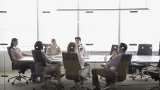 Executives in a conference room