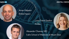 Avner Halperin at Sheba Impact, Dr. Alex Charney at Mount Sinai, Liron Freind-Saadon at Nvidia_DNA molecules Photo by Svisio/iStock/Getty Images Plus