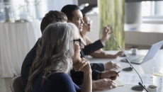 People sitting around a table