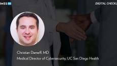 Christian Dameff, UC San Diego_Doctor and business person shaking hands by shapechange/Getty Images