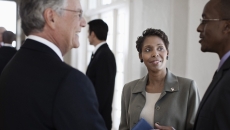 Executives in a meeting