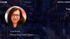 Lisa S. Stump at Mount Sinai Health System_Part 1_Digital tunnel with abstract particles Photo by sankai/iStock/Getty Images Plus