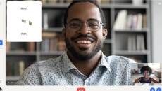 A screenshot of a telehealth appointment with a provider