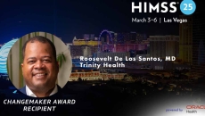 Dr. Roosevelt De Los Santos, Trinity Health_Las Vegas skyline Photo by halbergman/E+/Getty Images