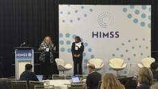 Murielle Beene, senior vice president and chief health informatics officer at Trinity Health, and Gay Landstrom, senior vice president and chief nursing officer at Trinity Health