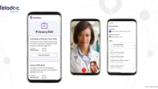 Images of smartphones showing the Primary360 offering