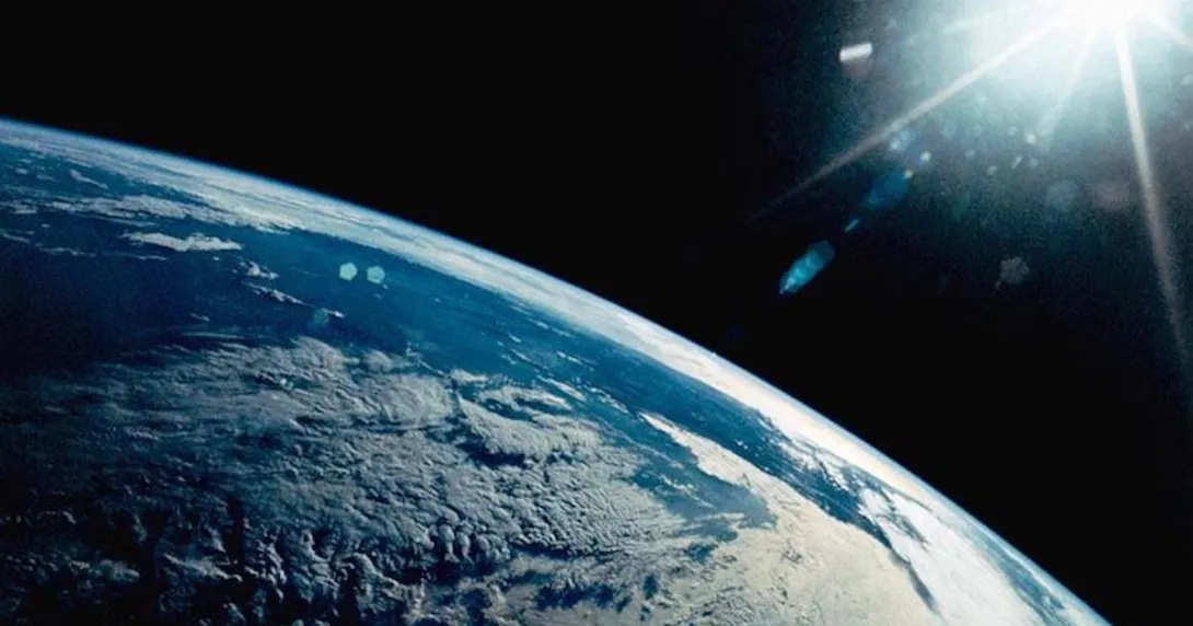 Earth view from outerspace