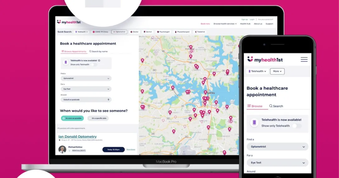 MyHealth1st app and web portal