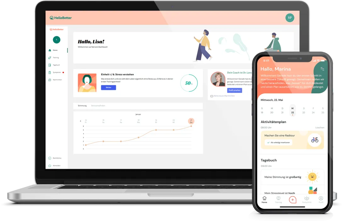 HelloBetter, DiGA, patient apps, diabetes, mental healthcare