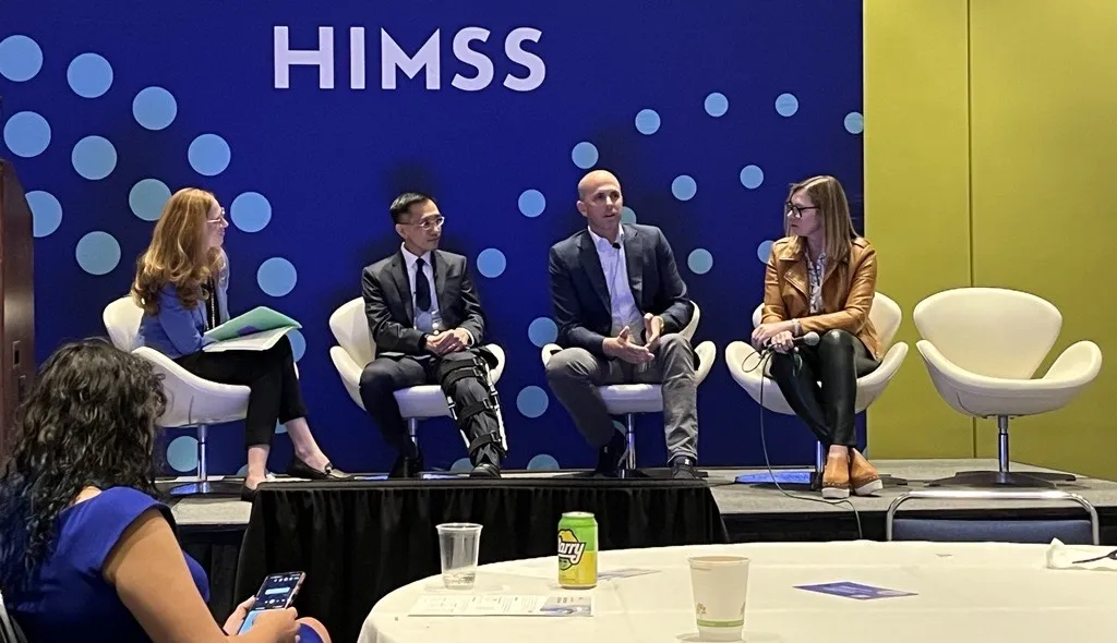 Moderator Julie Rish with Edward Lee, Josh Wymer and Andrea Marks.