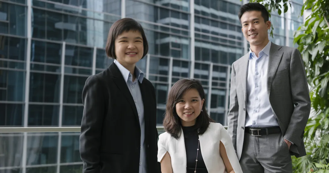 [Left-Right] Dr Joanne Tay, Dr Sue Ann Toh, and Dr Kyle Tan, founders of Novi Health