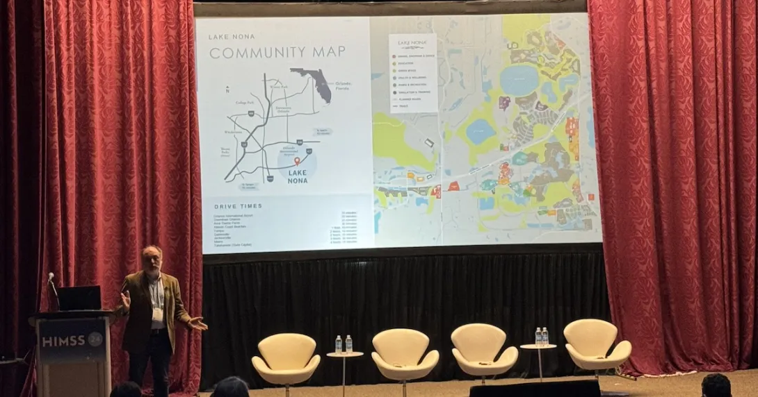 Juan Santos, SVP of brand experience and innovation at the Tavistock Group and innovator in Orlando's planned community Lake Nona