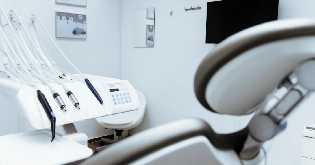 Equipment setup in a dental clinic
